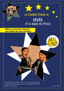 Affiche de promotion du spectacle "Révéa et la magie des étoiles"